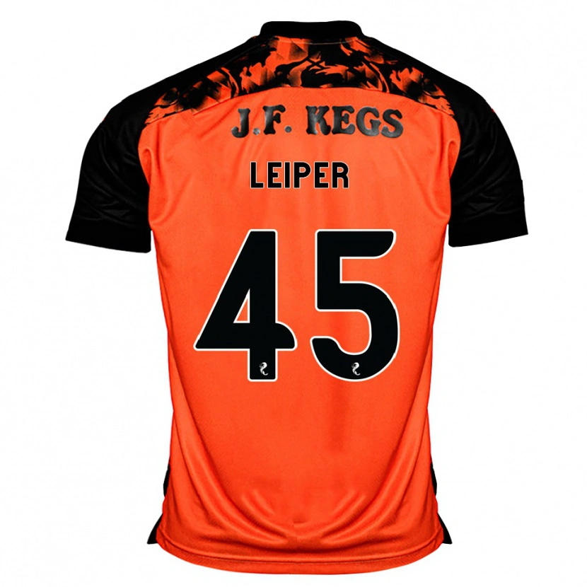 Danxen Mujer Camiseta Cohen Leiper #45 Naranja Negro Blanco 1ª Equipación 2026/27 La Camisa