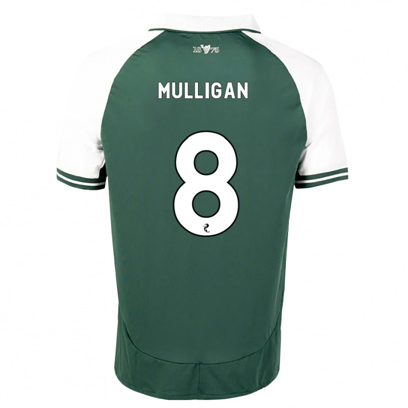 Danxen Mujer Camiseta Josh Mulligan #8 Verde Marino Blanco 1ª Equipación 2026/27 La Camisa
