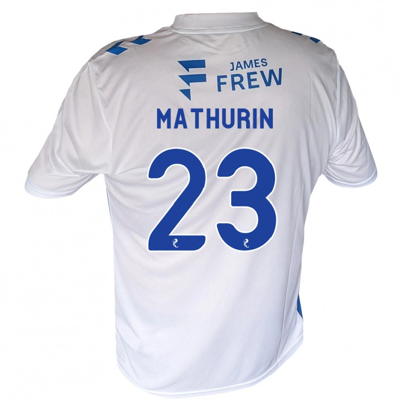 Danxen Mujer Camiseta Roshaun Mathurin #23 Azul Real Blanco 1ª Equipación 2026/27 La Camisa