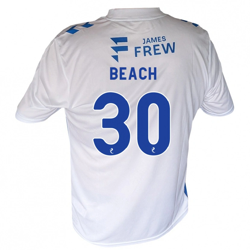 Danxen Mujer Camiseta Eddie Beach #30 Azul Real Blanco 1ª Equipación 2026/27 La Camisa