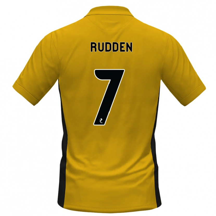 Danxen Mujer Camiseta Zak Rudden #7 Naranja Negro 1ª Equipación 2026/27 La Camisa