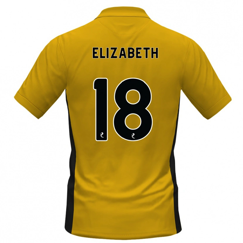 Danxen Mujer Camiseta Ashley Elizabeth #18 Naranja Negro 1ª Equipación 2026/27 La Camisa