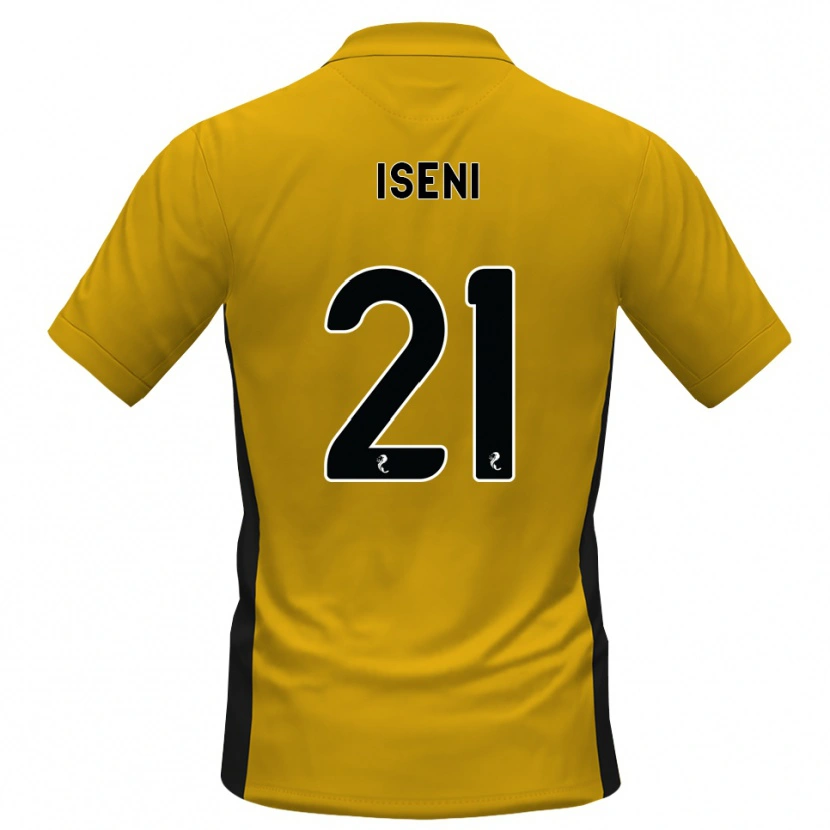 Danxen Mujer Camiseta Besir Iseni #21 Naranja Negro 1ª Equipación 2026/27 La Camisa