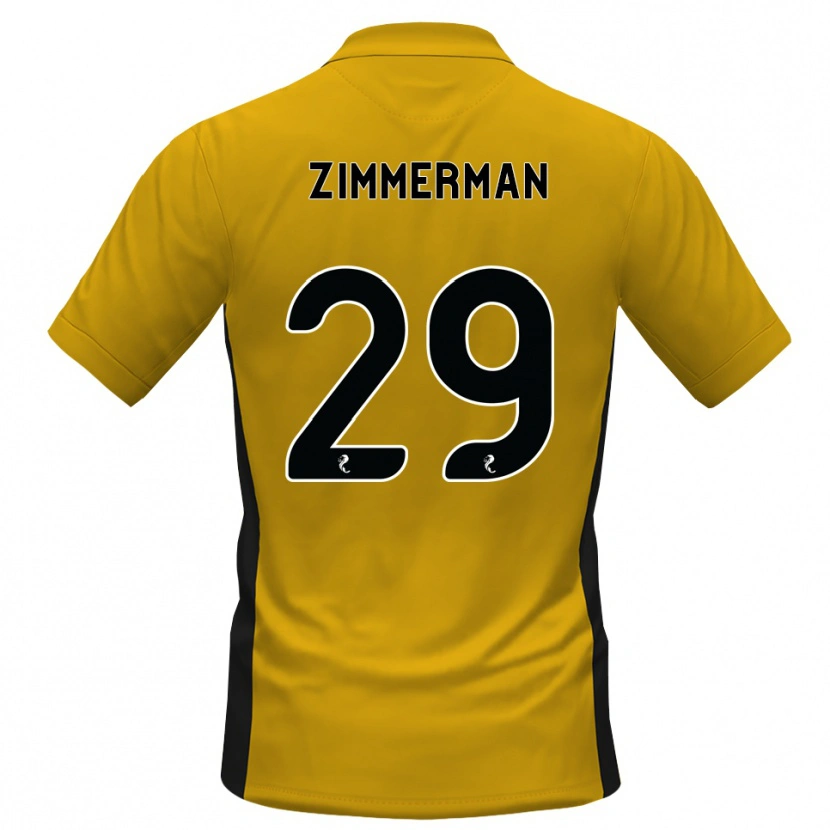 Danxen Mujer Camiseta Joshua Zimmerman #29 Naranja Negro 1ª Equipación 2026/27 La Camisa