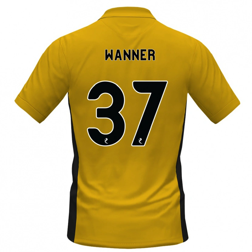 Danxen Mujer Camiseta Jannik Wanner #37 Naranja Negro 1ª Equipación 2026/27 La Camisa
