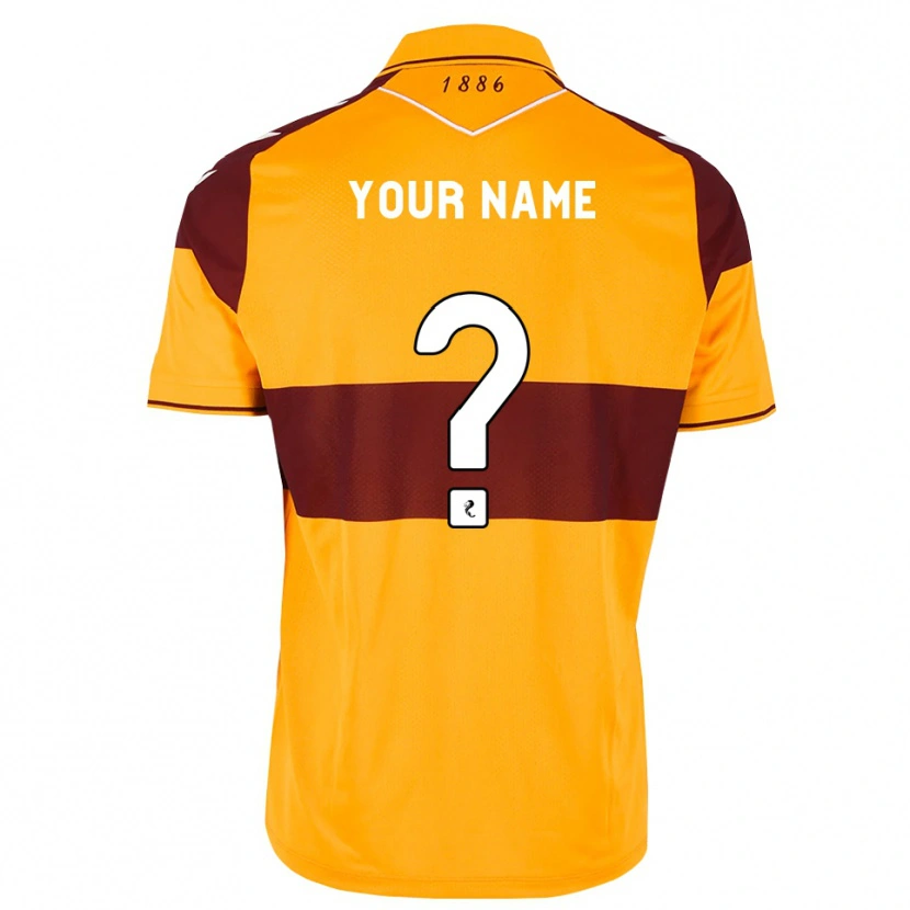 Danxen Mujer Camiseta Su Nombre #0 Granate Naranja 1ª Equipación 2026/27 La Camisa
