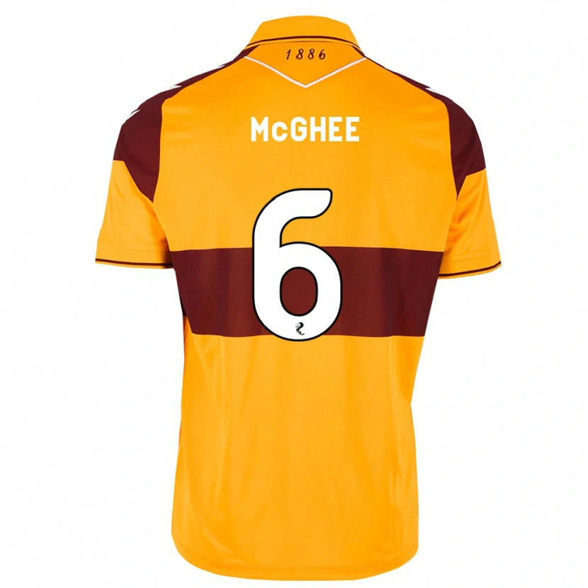 Danxen Mujer Camiseta Jordan Mcghee #6 Granate Naranja 1ª Equipación 2026/27 La Camisa