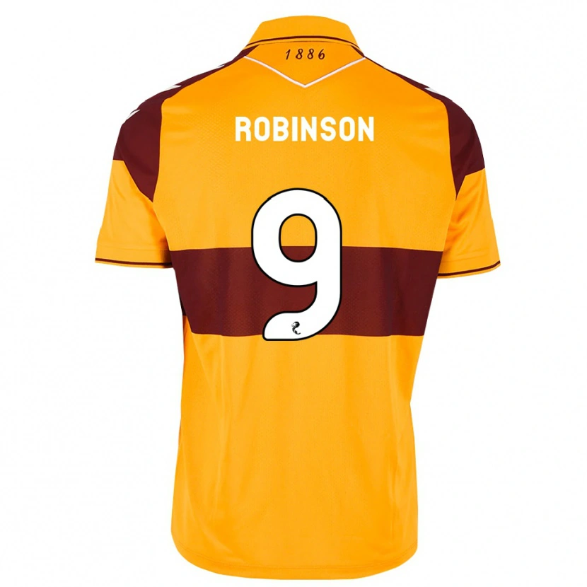 Danxen Mujer Camiseta Zach Robinson #9 Granate Naranja 1ª Equipación 2026/27 La Camisa
