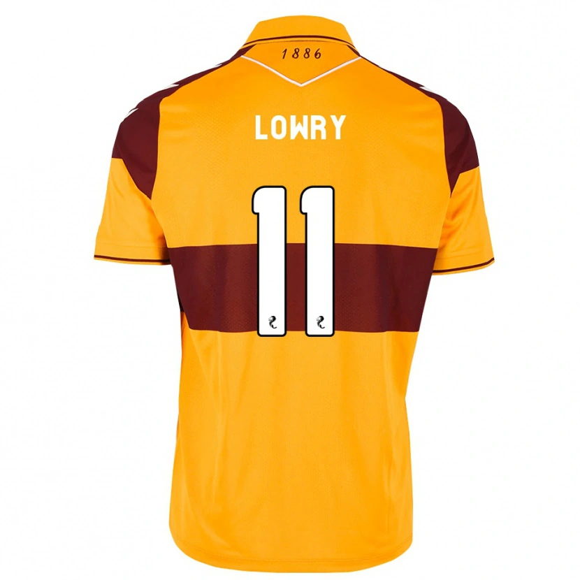 Danxen Mujer Camiseta Alex Lowry #11 Granate Naranja 1ª Equipación 2026/27 La Camisa