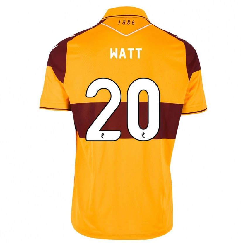 Danxen Mujer Camiseta Elliot Watt #20 Granate Naranja 1ª Equipación 2026/27 La Camisa