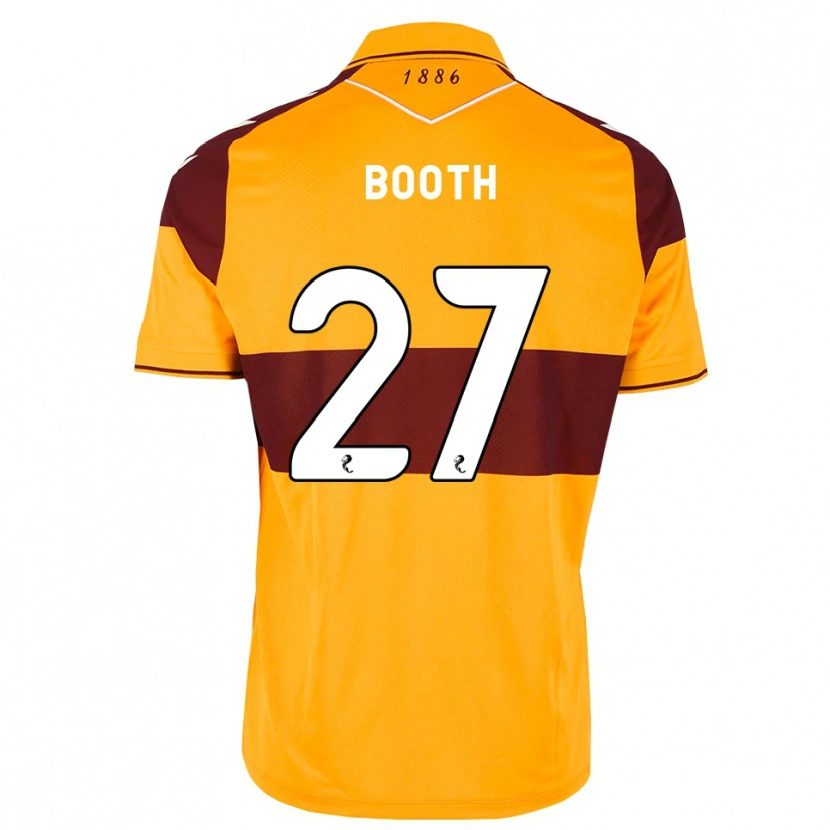 Danxen Mujer Camiseta Mikey Booth #27 Granate Naranja 1ª Equipación 2026/27 La Camisa