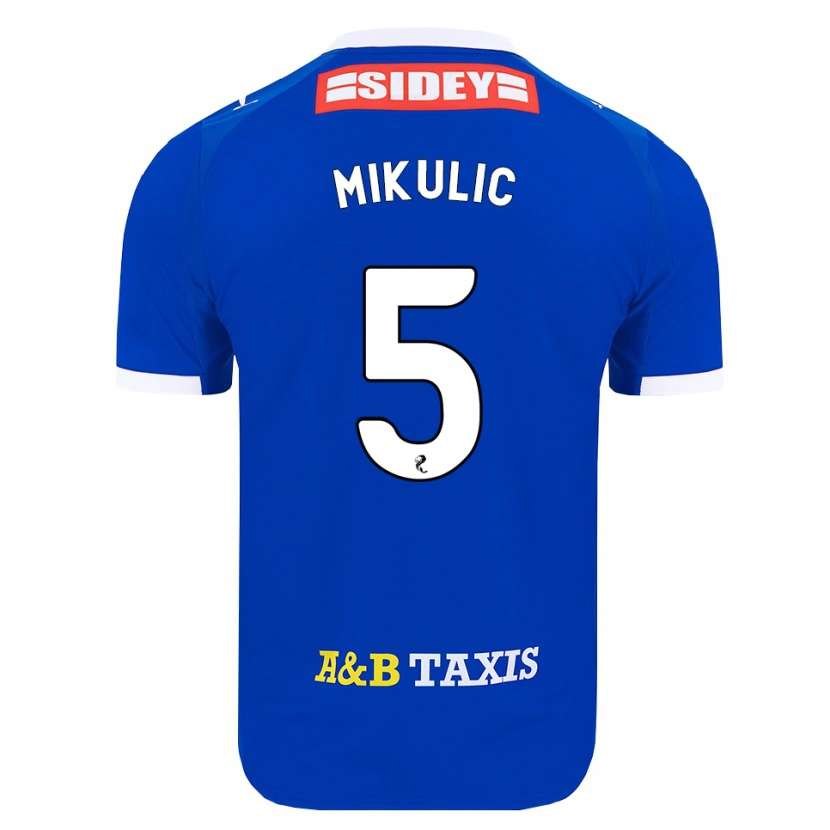 Danxen Mujer Camiseta Bozo Mikulic #5 Azul Rojo Amarillo 1ª Equipación 2026/27 La Camisa