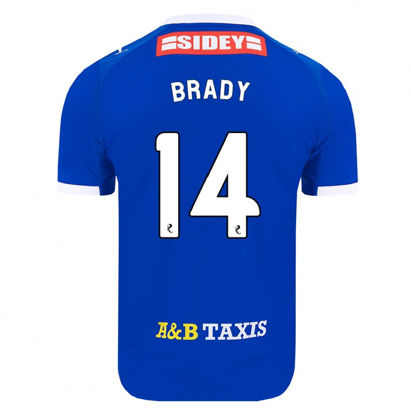 Danxen Mujer Camiseta Scarlett Brady #14 Azul Rojo Amarillo 1ª Equipación 2026/27 La Camisa