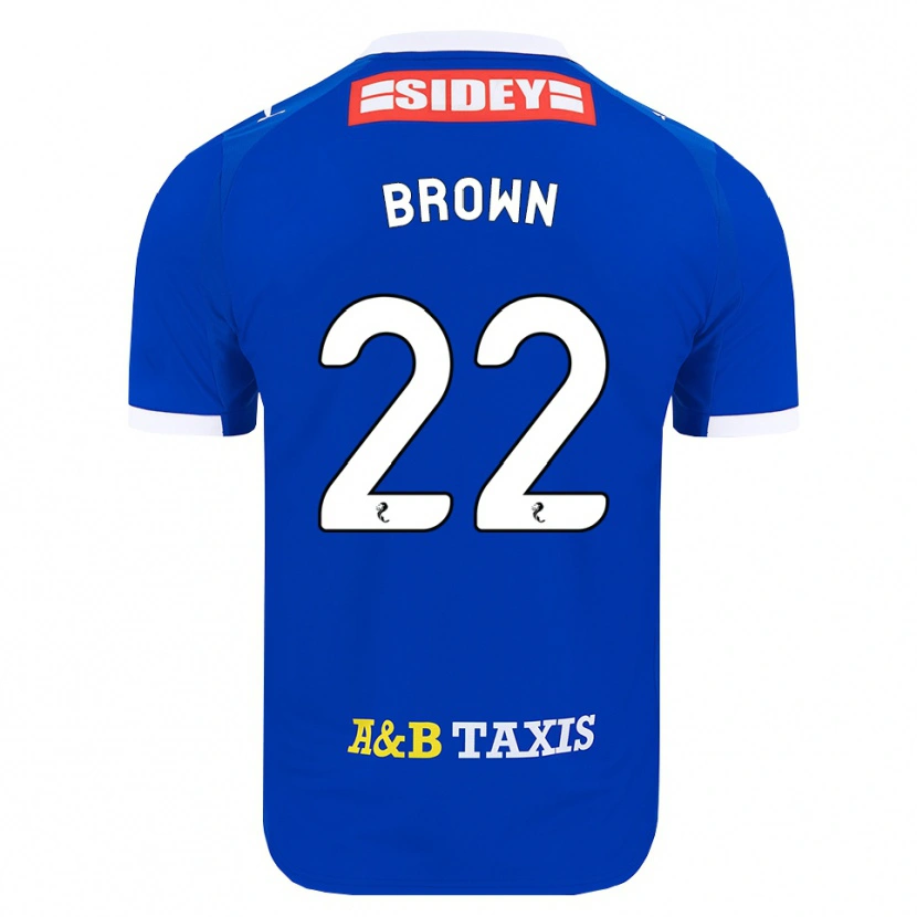 Danxen Mujer Camiseta Cameron Brown #22 Azul Rojo Amarillo 1ª Equipación 2026/27 La Camisa