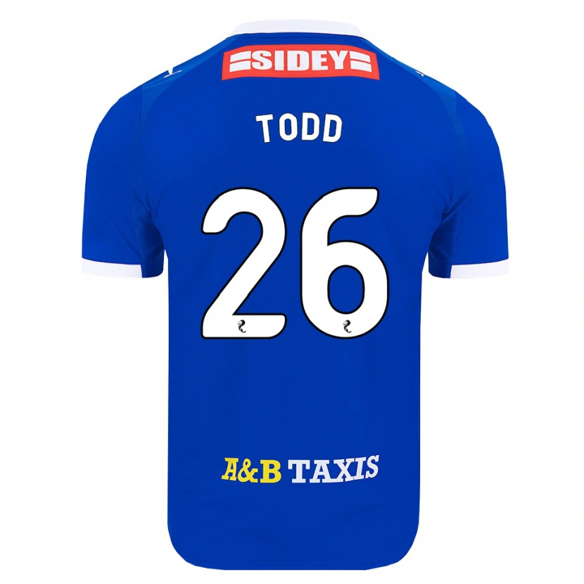 Danxen Mujer Camiseta Matty Todd #26 Azul Rojo Amarillo 1ª Equipación 2026/27 La Camisa