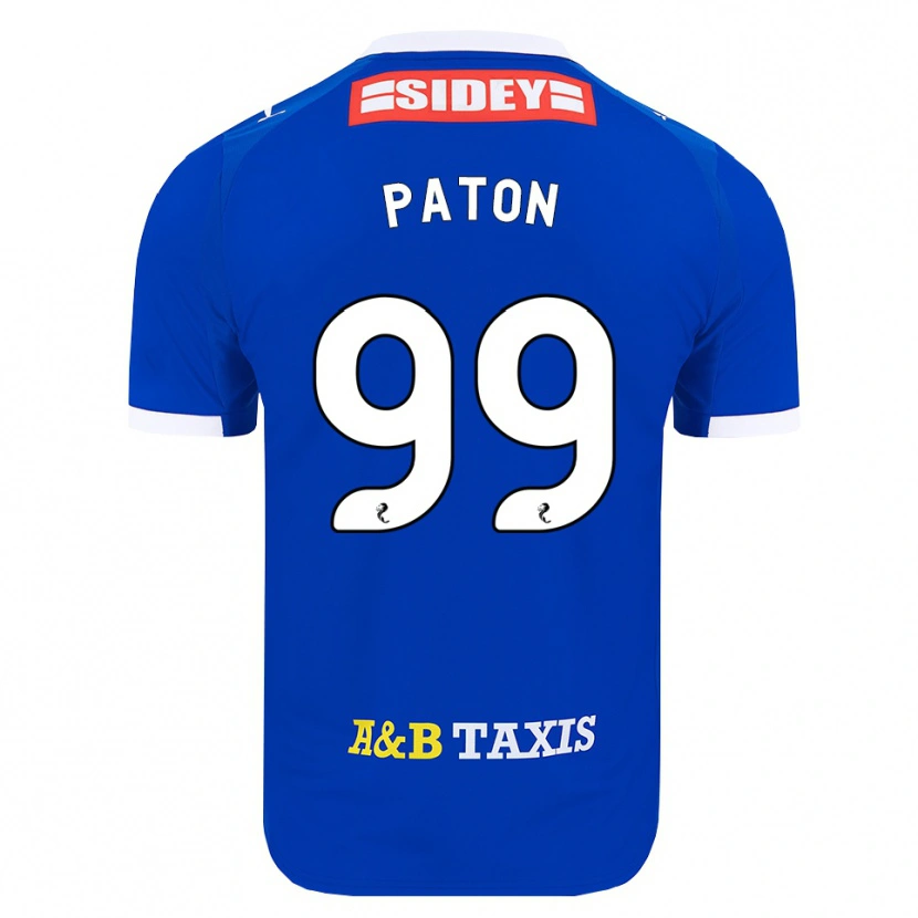 Danxen Mujer Camiseta Ruari Paton #99 Azul Rojo Amarillo 1ª Equipación 2026/27 La Camisa