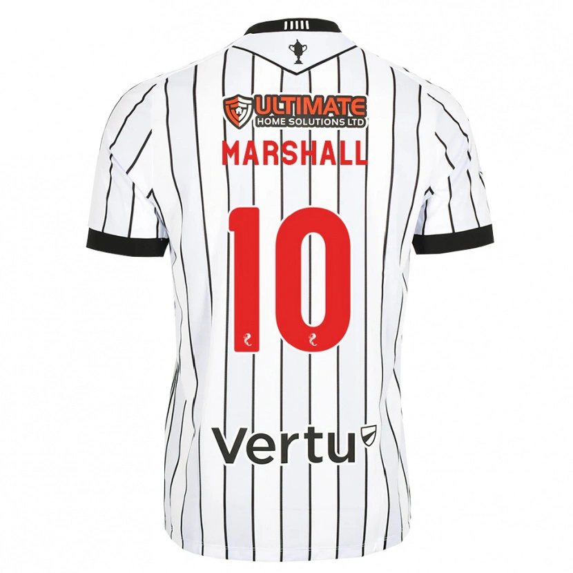 Danxen Mujer Camiseta Lewis Marshall #10 Blanco Negro Rojo 1ª Equipación 2026/27 La Camisa