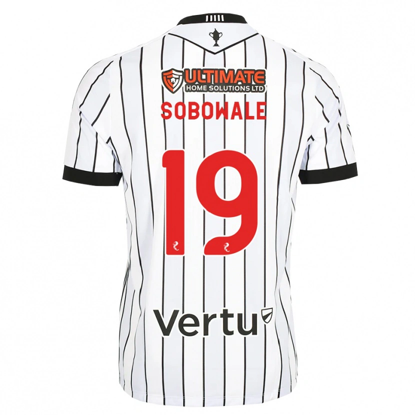 Danxen Mujer Camiseta Tunmise Sobowale #19 Blanco Negro Rojo 1ª Equipación 2026/27 La Camisa