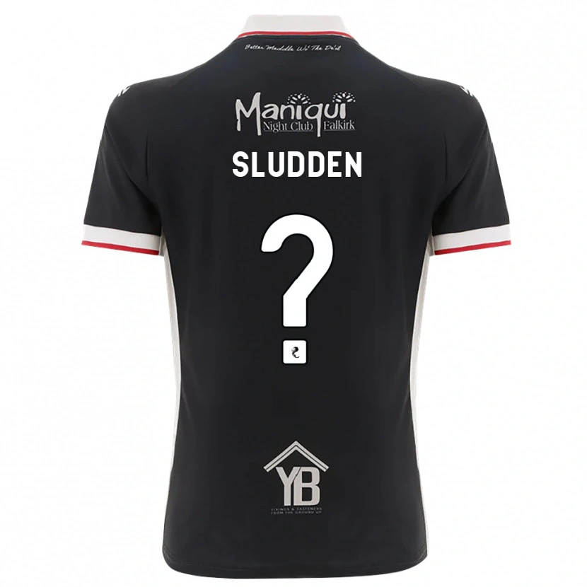 Danxen Mujer Camiseta Erin Sludden #0 Negro Blanco Rojo 1ª Equipación 2026/27 La Camisa