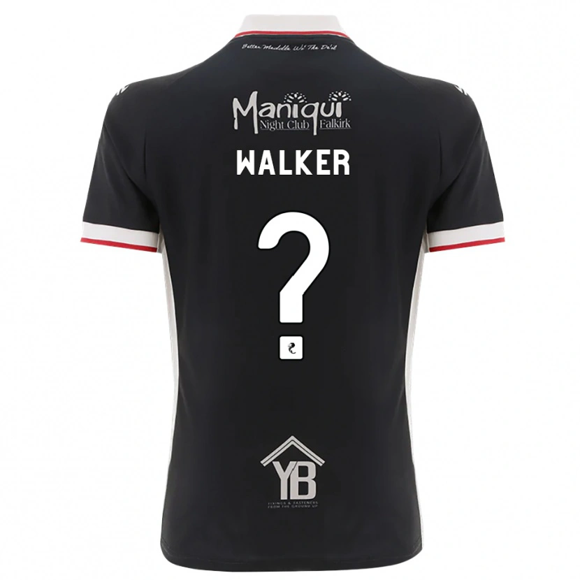 Danxen Mujer Camiseta Fiona Walker #0 Negro Blanco Rojo 1ª Equipación 2026/27 La Camisa