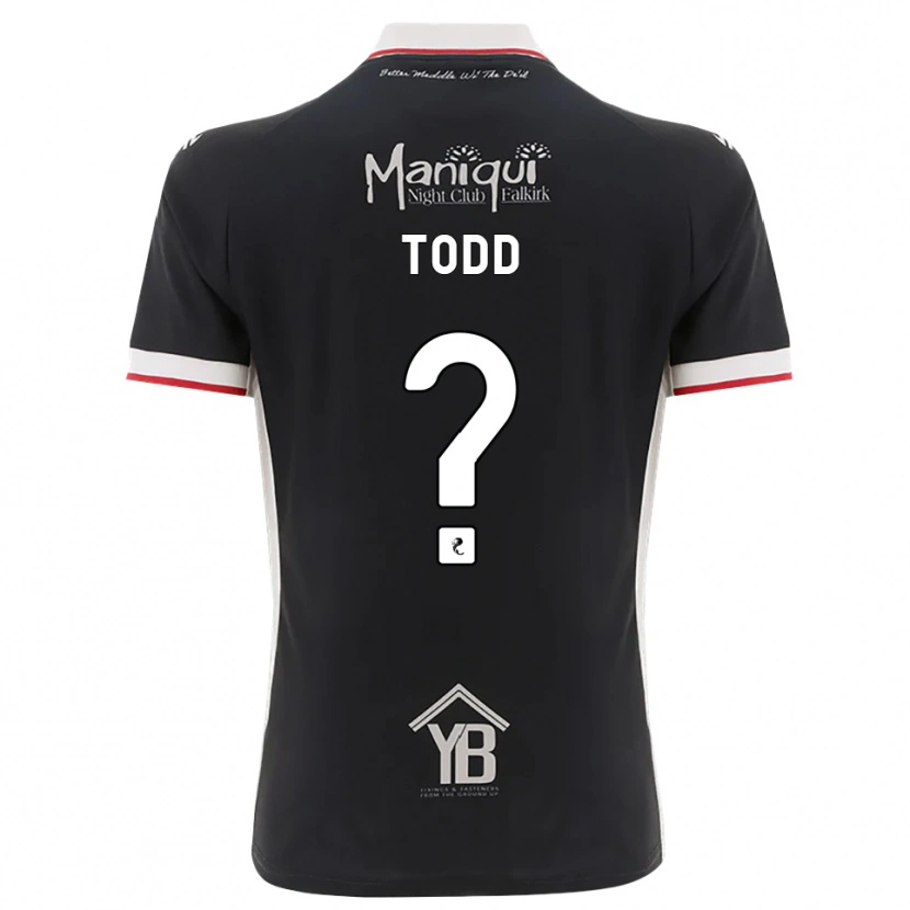Danxen Mujer Camiseta Shannon Todd #0 Negro Blanco Rojo 1ª Equipación 2026/27 La Camisa