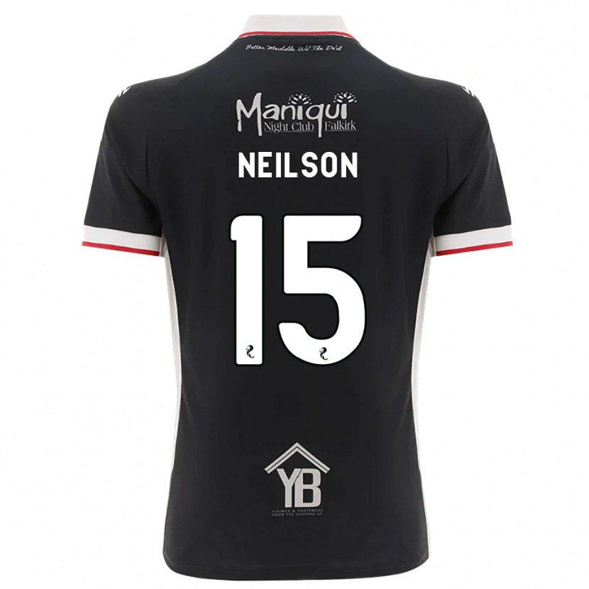 Danxen Mujer Camiseta Lewis Neilson #15 Negro Blanco Rojo 1ª Equipación 2026/27 La Camisa