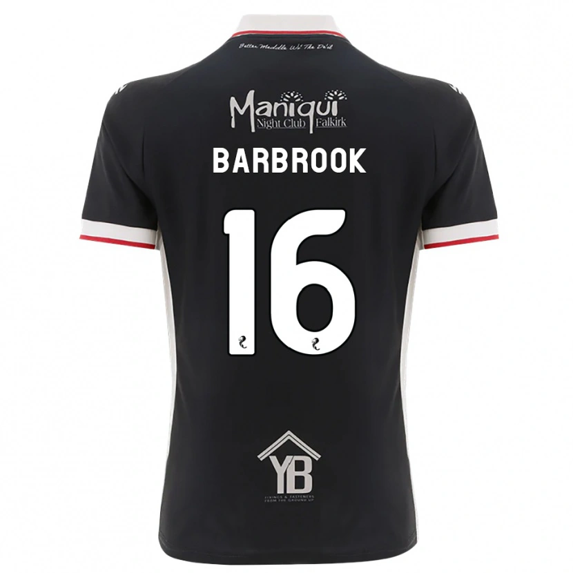 Danxen Mujer Camiseta Finley Barbrook #16 Negro Blanco Rojo 1ª Equipación 2026/27 La Camisa
