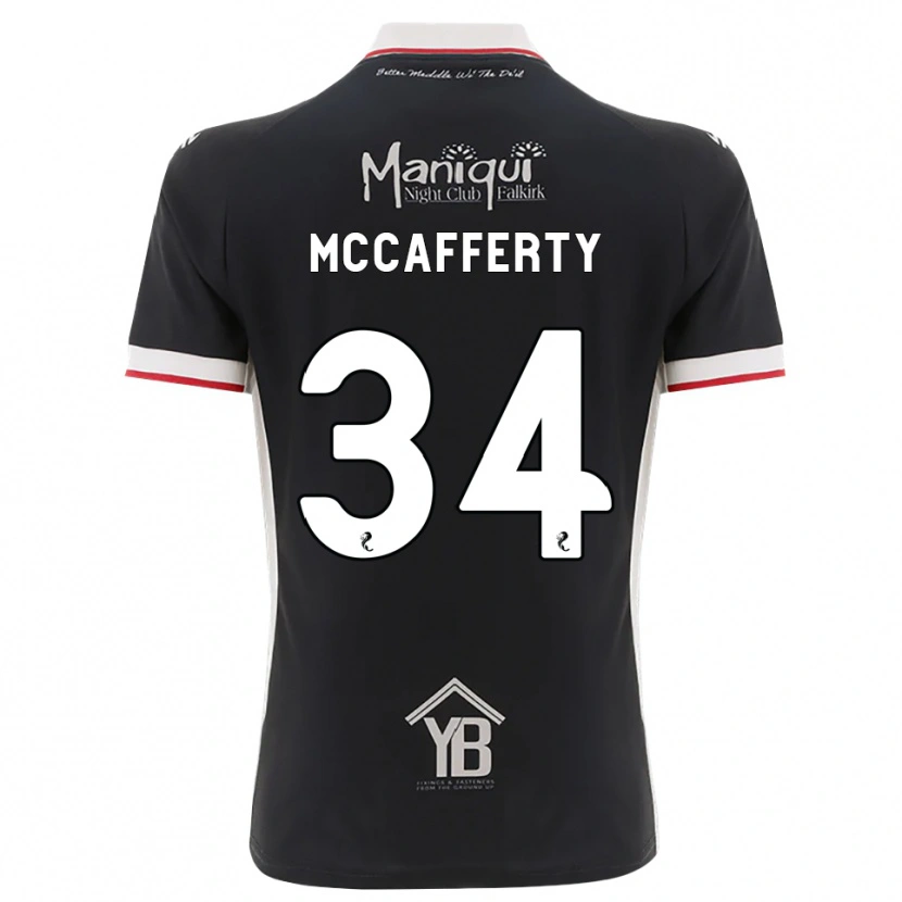 Danxen Mujer Camiseta Flynn Mccafferty #34 Negro Blanco Rojo 1ª Equipación 2026/27 La Camisa