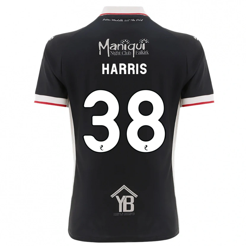 Danxen Mujer Camiseta Leo Harris #38 Negro Blanco Rojo 1ª Equipación 2026/27 La Camisa