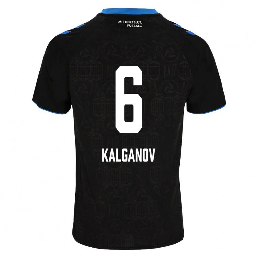 Danxen Mujer Camiseta Levin Kalganov #6 Negro Blanco Rojo 1ª Equipación 2026/27 La Camisa