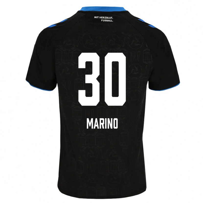 Danxen Mujer Camiseta Stefano Marino #30 Negro Blanco Rojo 1ª Equipación 2026/27 La Camisa