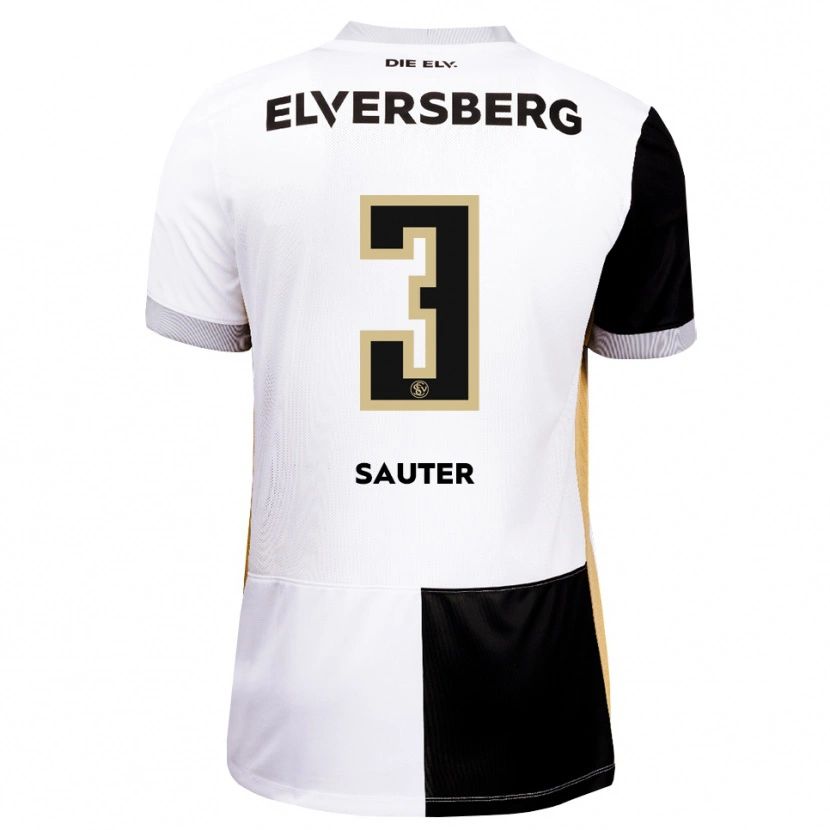 Danxen Mujer Camiseta Luca Sauter #3 Negro Blanco Marrón 1ª Equipación 2026/27 La Camisa