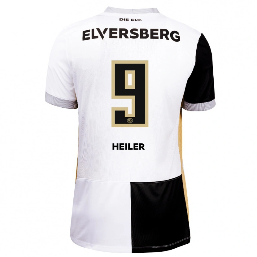 Danxen Mujer Camiseta Luca Heiler #9 Negro Blanco Marrón 1ª Equipación 2026/27 La Camisa