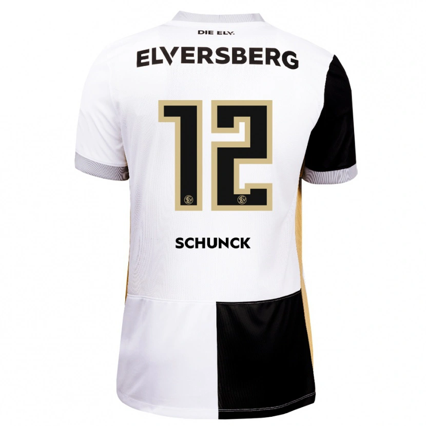 Danxen Mujer Camiseta Jan Schunck #12 Negro Blanco Marrón 1ª Equipación 2026/27 La Camisa
