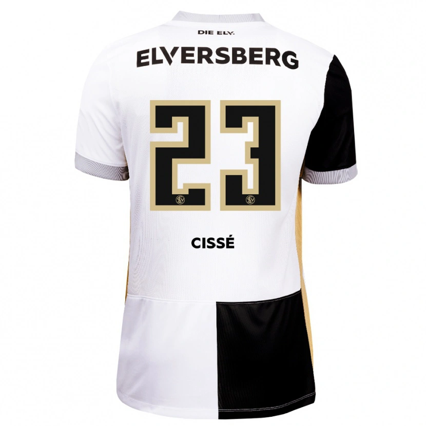 Danxen Mujer Camiseta Salif Cissé #23 Negro Blanco Marrón 1ª Equipación 2026/27 La Camisa