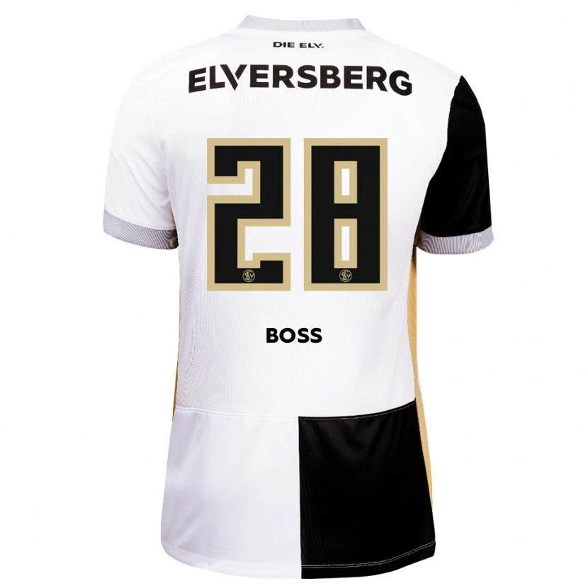 Danxen Mujer Camiseta Tim Boss #28 Negro Blanco Marrón 1ª Equipación 2026/27 La Camisa
