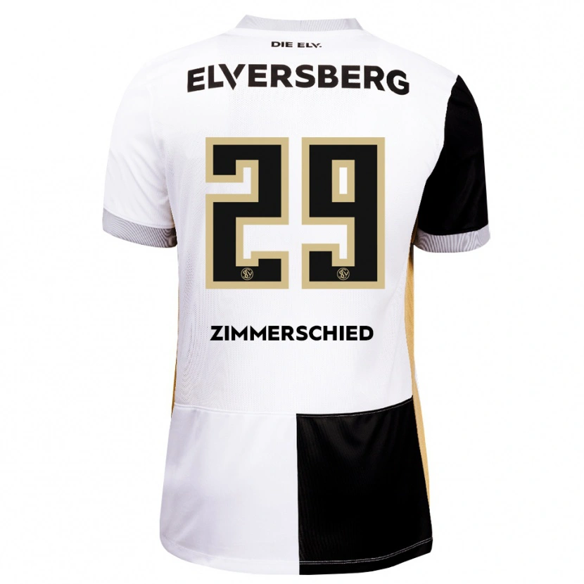 Danxen Mujer Camiseta Tom Zimmerschied #29 Negro Blanco Marrón 1ª Equipación 2026/27 La Camisa