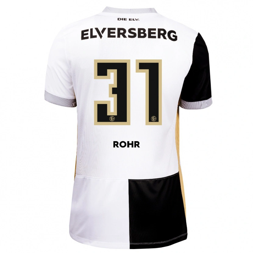 Danxen Mujer Camiseta Maximilian Rohr #31 Negro Blanco Marrón 1ª Equipación 2026/27 La Camisa