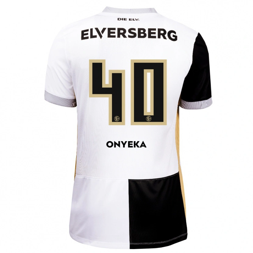 Danxen Mujer Camiseta Francis Onyeka #40 Negro Blanco Marrón 1ª Equipación 2026/27 La Camisa