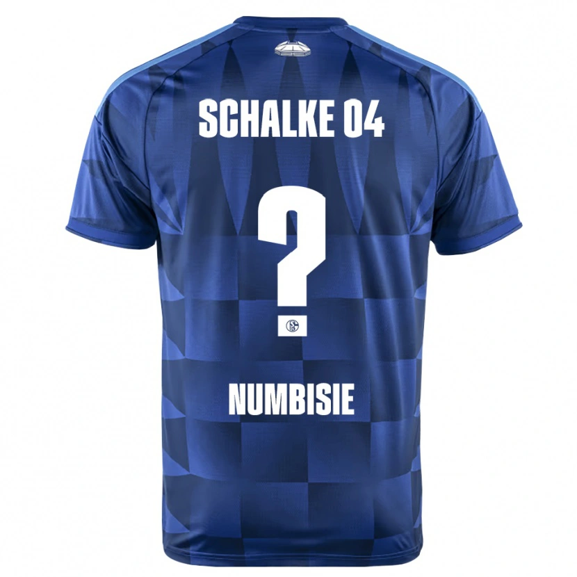 Danxen Mujer Camiseta Bruno Numbisie #0 Azul Oscuro Amarillo Blanco 1ª Equipación 2026/27 La Camisa