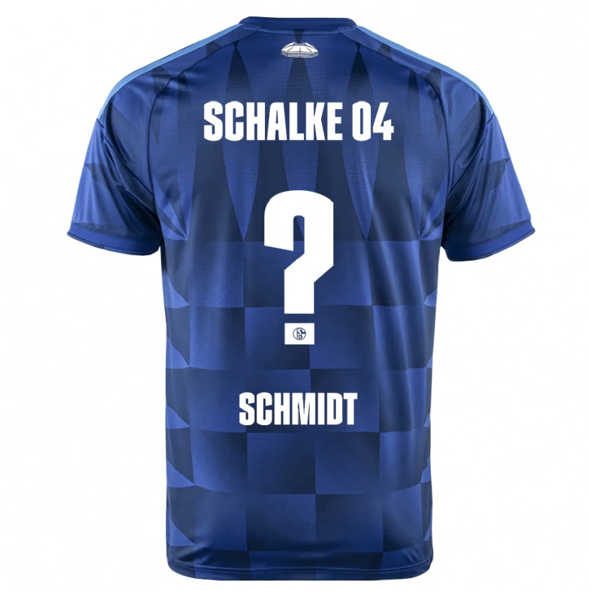 Danxen Mujer Camiseta Nele Schmidt #0 Azul Oscuro Amarillo Blanco 1ª Equipación 2026/27 La Camisa