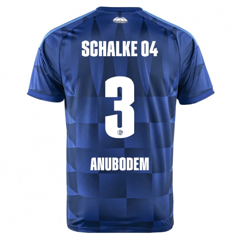 Danxen Mujer Camiseta Ngufor Anubodem #3 Azul Oscuro Amarillo Blanco 1ª Equipación 2026/27 La Camisa
