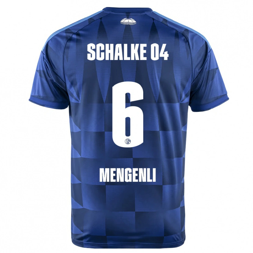 Danxen Mujer Camiseta Yusuf Mengenli #6 Azul Oscuro Amarillo Blanco 1ª Equipación 2026/27 La Camisa