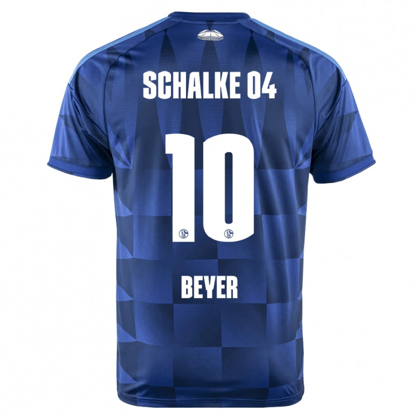 Danxen Mujer Camiseta Pia Beyer #10 Azul Oscuro Amarillo Blanco 1ª Equipación 2026/27 La Camisa