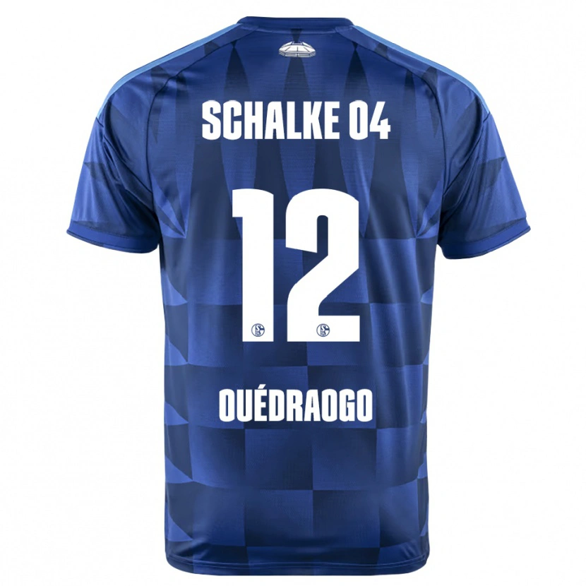 Danxen Mujer Camiseta Riyad Ouédraogo #12 Azul Oscuro Amarillo Blanco 1ª Equipación 2026/27 La Camisa