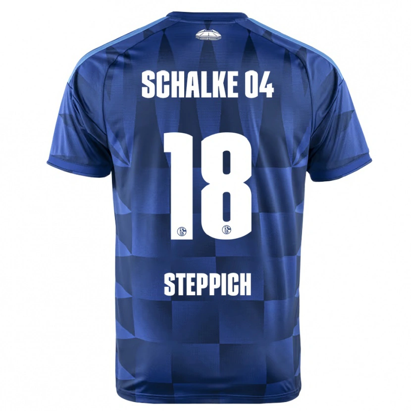 Danxen Mujer Camiseta Bianca Steppich #18 Azul Oscuro Amarillo Blanco 1ª Equipación 2026/27 La Camisa