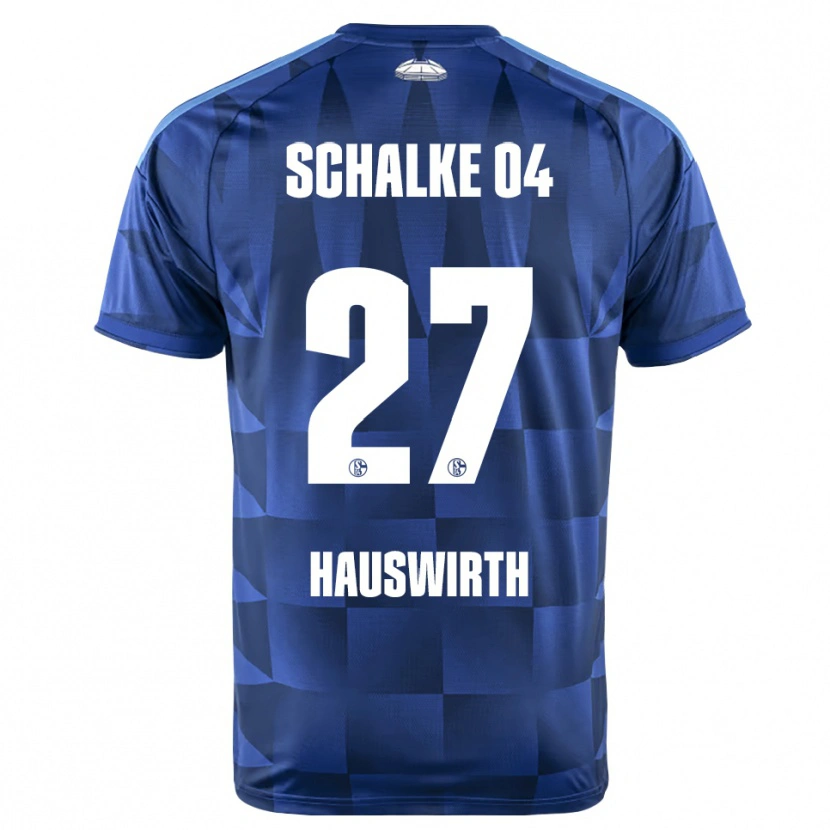 Danxen Mujer Camiseta Max Hauswirth #27 Azul Oscuro Amarillo Blanco 1ª Equipación 2026/27 La Camisa