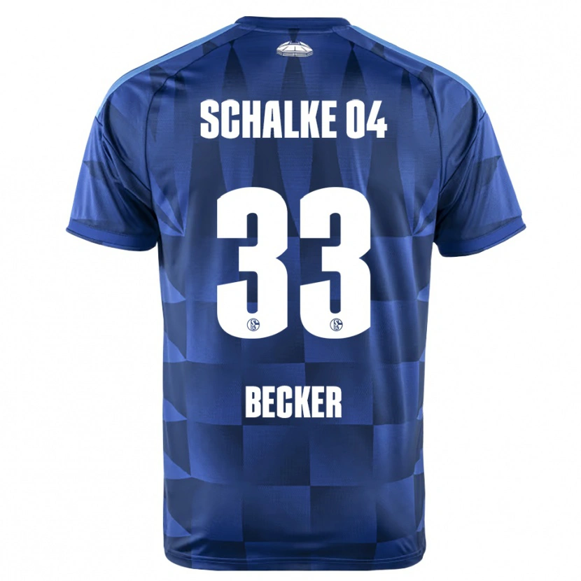 Danxen Mujer Camiseta Vitalie Becker #33 Azul Oscuro Amarillo Blanco 1ª Equipación 2026/27 La Camisa