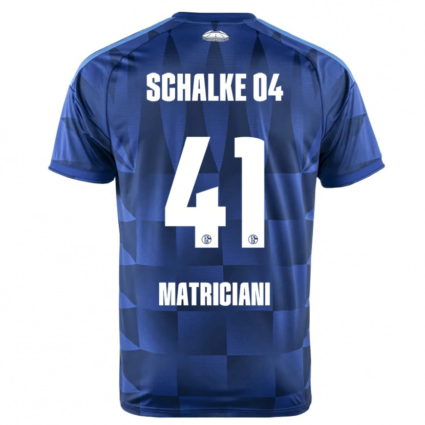 Danxen Mujer Camiseta Henning Matriciani #41 Azul Oscuro Amarillo Blanco 1ª Equipación 2026/27 La Camisa