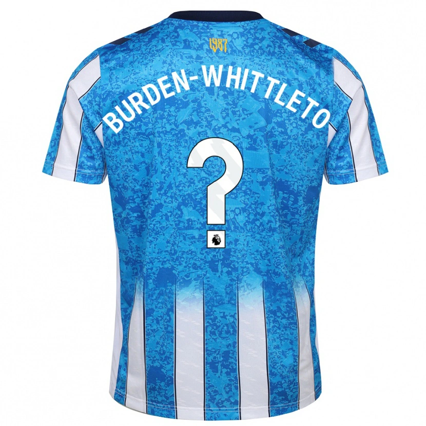 Danxen Mujer Camiseta Charlie Burden-Whittleton #0 Blanco Azul Naranja 1ª Equipación 2026/27 La Camisa